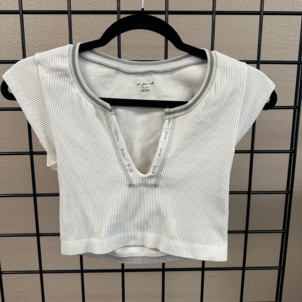 Cream urban outfitters top
